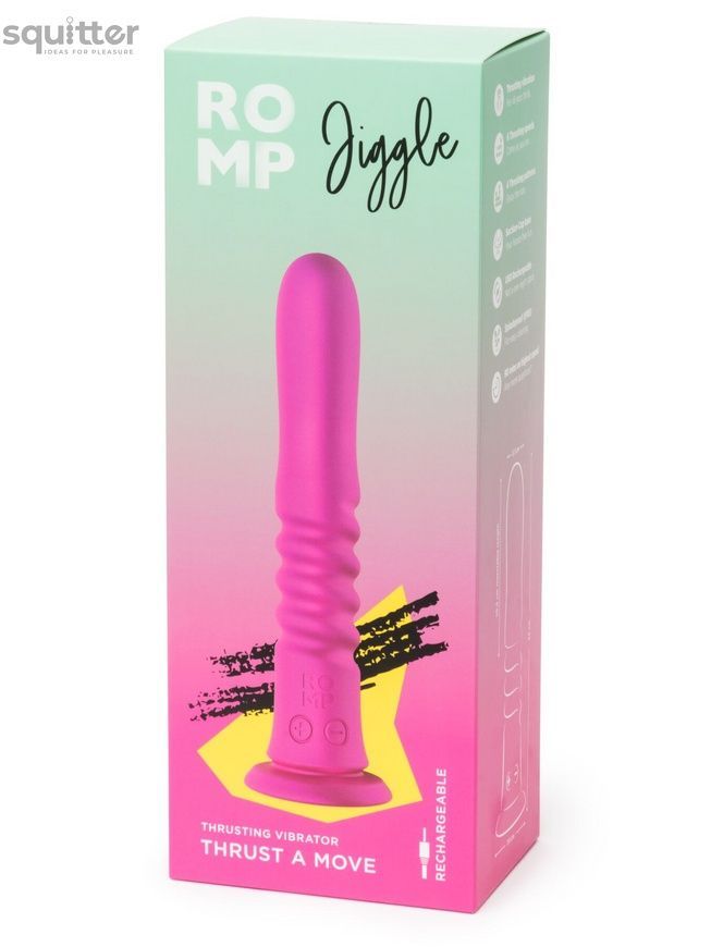 Вібратор ROMP Jiggle із зворотно-поступальними рухами SX4802 - онлайн-сексшоп Сквітер