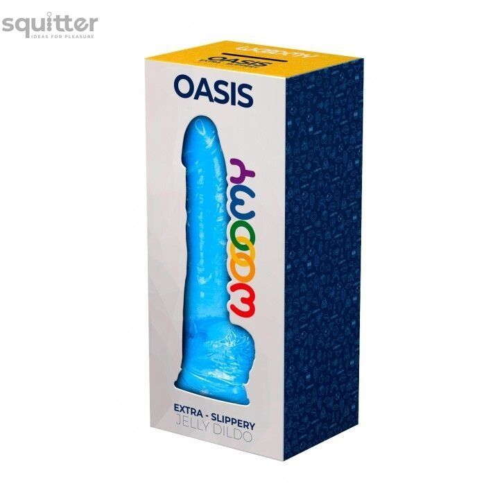 Фаллоимитатор Wooomy Oasis, с присоской, длина 20,6 см, диаметр 4,5 см SO7395 - онлайн-сексшоп Сквитер