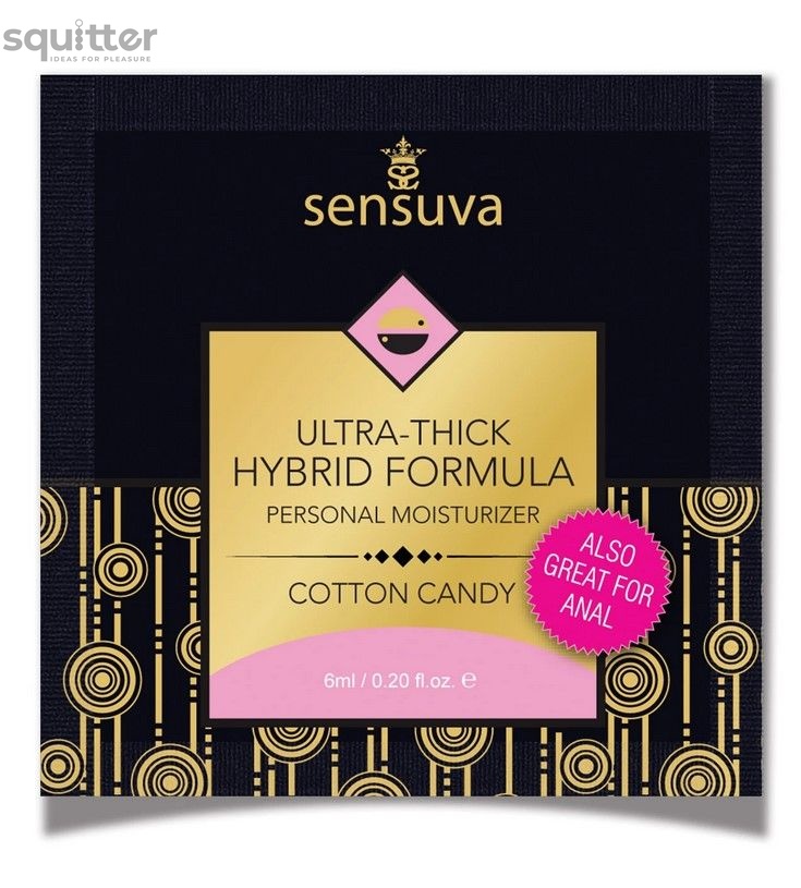 Пробник Sensuva - Ultra-Thick Hybrid Formula Cotton Candy (6 мл) SO3385 фото