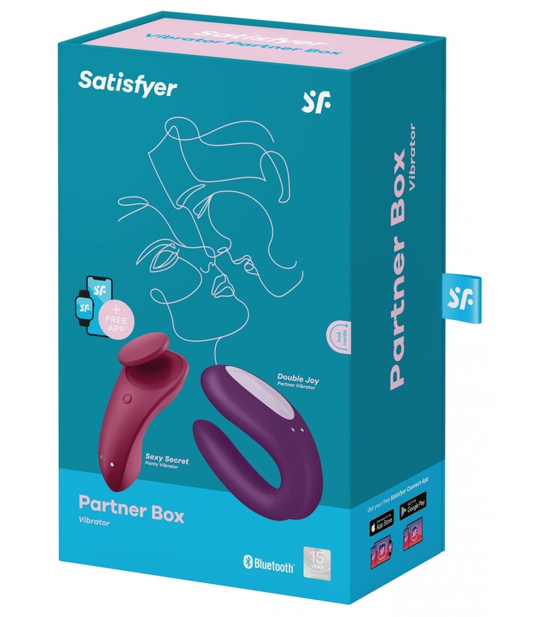 Набір Satisfyer Partner Box 1 (вібратор Import Double Joy + вібратор у трусики Sexy Secret) SO7143 фото
