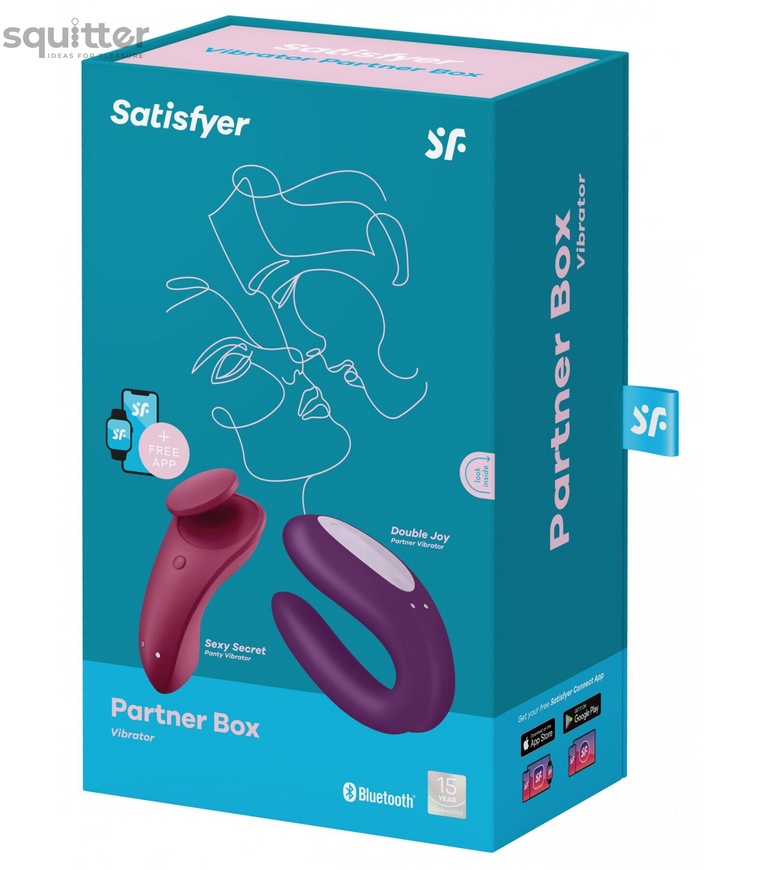 Набор Satisfyer Partner Box 1 (вибратор для пар Double Joy + вибратор в трусики Sexy Secret) SO7143 фото