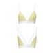 Спортивный топ с двойными бретелями Passion PS007 TOP yellow, size SSO4277,4 - интернет-магазин интимных товаров Squitter