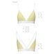 Спортивный топ с двойными бретелями Passion PS007 TOP yellow, size SSO4277,5 - интернет-магазин интимных товаров Squitter