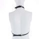 Портупея на грудь LOCKINK SEVANDA Queen Chest Harness with Removable Bra, чорна, зі знімними пестис SX0873,3 - інтернет-магазин інтимних товарів Squitter