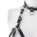 Портупея на грудь LOCKINK SEVANDA Queen Chest Harness with Removable Bra, чорна, зі знімними пестис SX0873,4 - інтернет-магазин інтимних товарів Squitter