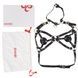 Портупея на грудь LOCKINK SEVANDA Queen Chest Harness with Removable Bra, чорна, зі знімними пестис SX0873,8 - інтернет-магазин інтимних товарів Squitter