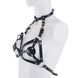Портупея на грудь LOCKINK SEVANDA Queen Chest Harness with Removable Bra, чорна, зі знімними пестис SX0873,2 - інтернет-магазин інтимних товарів Squitter