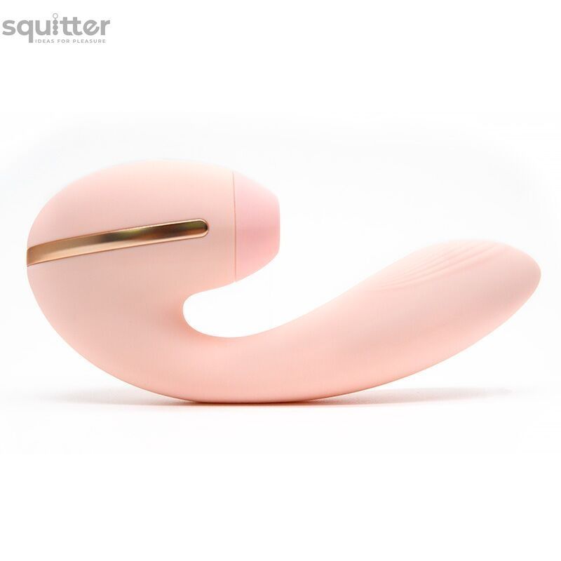 Вакуумный вибратор KISTOY Tina Mini Light Pink, вагинально-клиторальный SO6541 - онлайн-сексшоп Сквитер