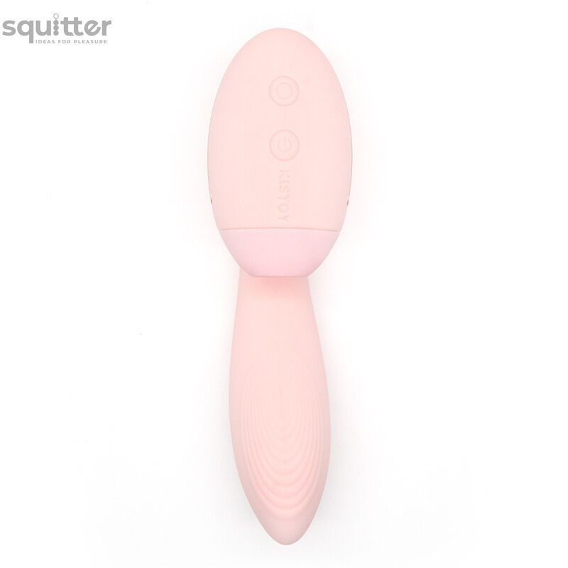 Вакуумный вибратор KISTOY Tina Mini Light Pink, вагинально-клиторальный SO6541 - онлайн-сексшоп Сквитер
