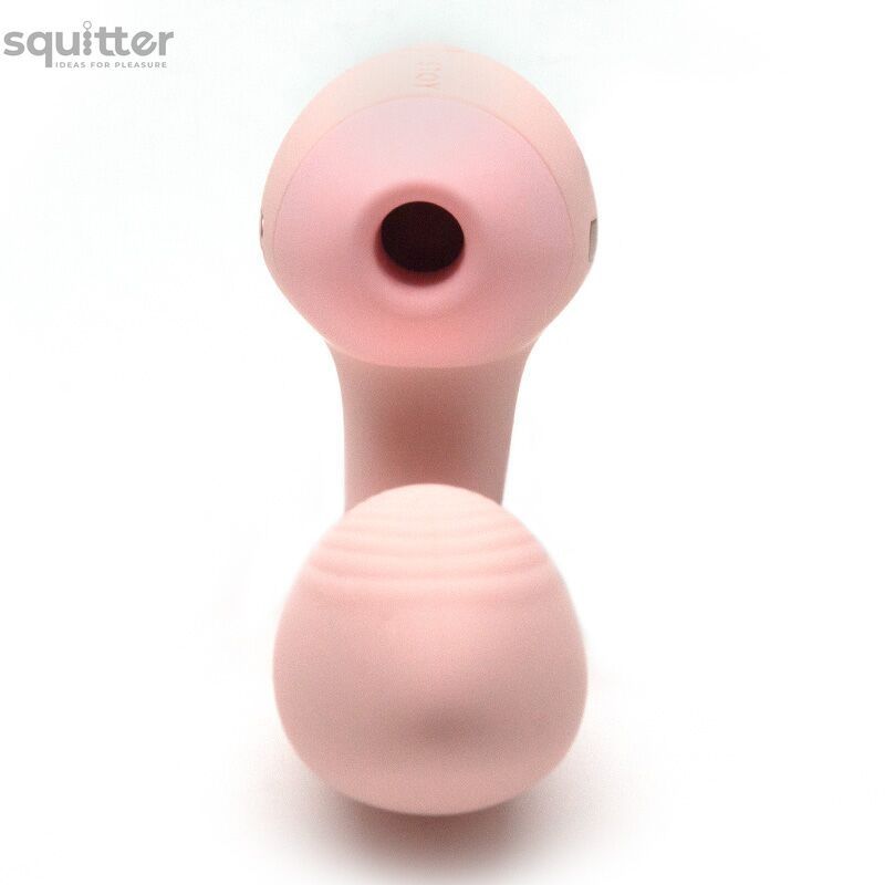 Вакуумный вибратор KISTOY Tina Mini Light Pink, вагинально-клиторальный SO6541 - онлайн-сексшоп Сквитер