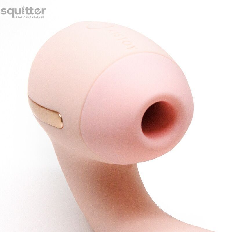 Вакуумный вибратор KISTOY Tina Mini Light Pink, вагинально-клиторальный SO6541 - онлайн-сексшоп Сквитер