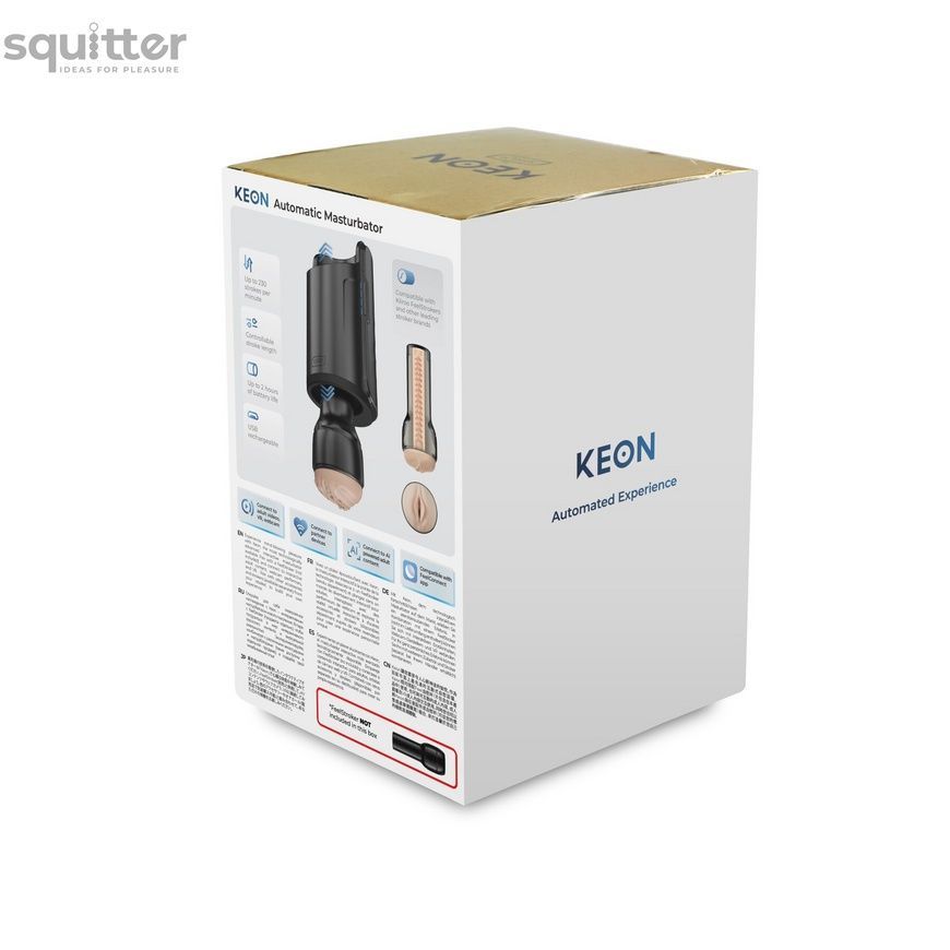 Інтерактивна секс-машина для чоловіків Kiiroo Keon Wi-Fi SX3214 - онлайн-сексшоп Сквітер