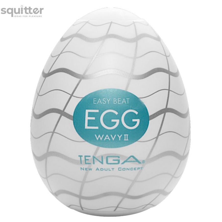 Мастурбатор-яйцо Tenga Egg Wavy II с двойным волнистым рельефом SO5487 фото