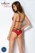 Комплект білизни Passion PEONIA SET XXL/XXXL red, бра, трусики SO8468,6 - інтернет-магазин інтимних товарів Squitter