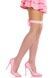 Панчохи-сітка зі швом ззаду Leg Avenue Bow back seam thigh highs One size Pink, атласний бант SX2773,3 - інтернет-магазин інтимних товарів Squitter