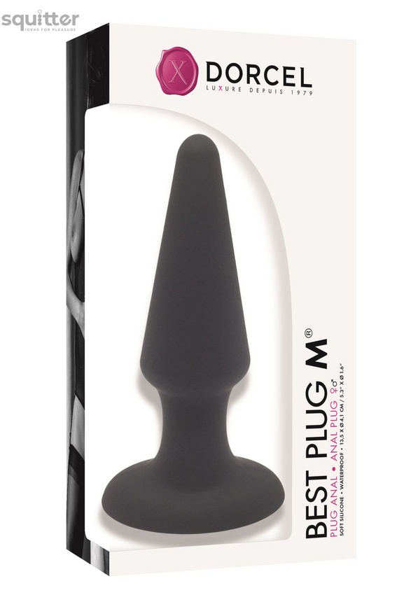 Анальная пробка Dorcel Best Plug M мягкий soft-touch силикон, макс. диаметр 4,1см SO2048 фото