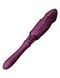 Компактна смарт секс-машина Zalo &ndash; Sesh Velvet Purple, 2 насадки, пульт ДК, кристал Swarovski SO9555,4 - інтернет-магазин інтимних товарів Squitter