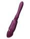 Компактна смарт секс-машина Zalo &ndash; Sesh Velvet Purple, 2 насадки, пульт ДК, кристал Swarovski SO9555,8 - інтернет-магазин інтимних товарів Squitter