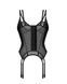 Корсет Obsessive Arrowel Black corset L/XL SX2580,2 - інтернет-магазин інтимних товарів Squitter