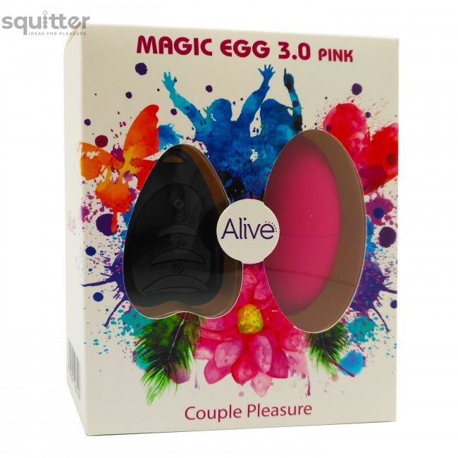 Віброяйце Alive Magic Egg 3.0 Pink із пультом ДУ AL40741 фото