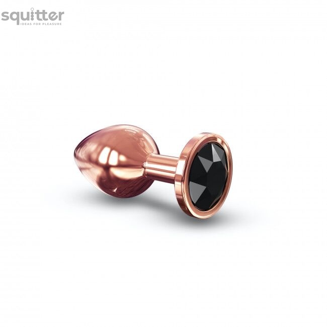 Металлическая анальная пробка с украшением в виде кристалла Dorcel - Diamond Plug Rose Gold M SO5531 фото