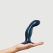 Ділдо Strap-On-Me DILDO PLUG SNAKY METALLIC BLUE - M SO6825 фото 1