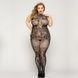 Мереживний бодістокінг JSY &laquo;Гаряча Хейлі&raquo; Plus Size, Black, халтер, імітація панчіх, відкритий досту SO8390,1 - інтернет-магазин інтимних товарів Squitter