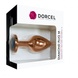 Металлическая анальная пробка с украшением в виде кристалла Dorcel - Diamond Plug Rose Gold M SO5531 фото 5