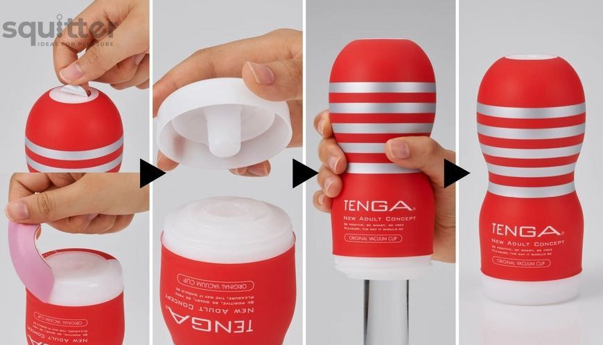 Мастурбатор VACUUM TENGA CUP, сумісний з насадками Tenga Vacuum Controller I та II, Tenga VACUUM MAX SX2462 - онлайн-сексшоп Сквітер