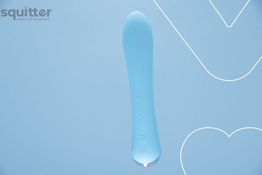 Вібратор з підігрівом FairyGasm WowGenie blue, підігрів до 42 &deg;C SX0653 - онлайн-сексшоп Сквітер