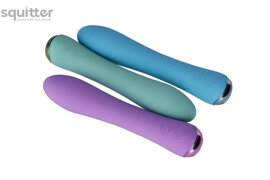 Вібратор з підігрівом FairyGasm WowGenie blue, підігрів до 42 &deg;C SX0653 - онлайн-сексшоп Сквітер