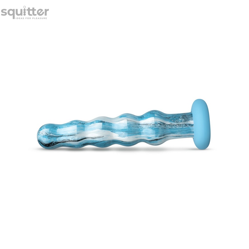 Скляний ділдо Gildo - Ocean Flow Glass Dildo SO8892 фото