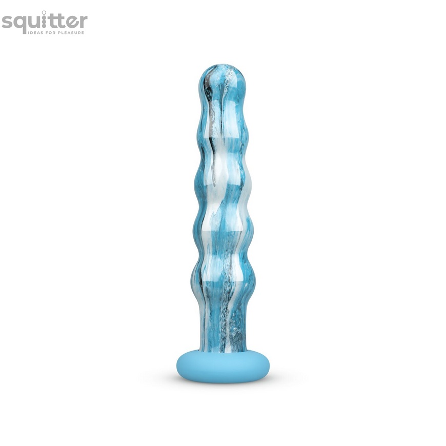 Скляний ділдо Gildo - Ocean Flow Glass Dildo SO8892 фото