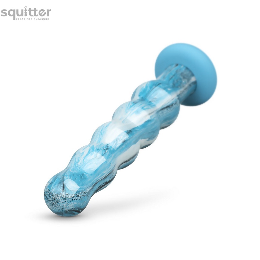 Скляний ділдо Gildo - Ocean Flow Glass Dildo SO8892 фото