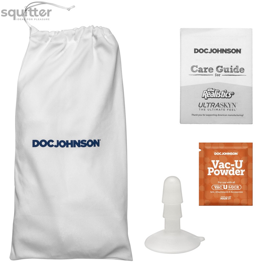 Фалоімітатор Doc Johnson Signature Cocks – Chad White 8,5 inch UltraSkin SO6062 фото