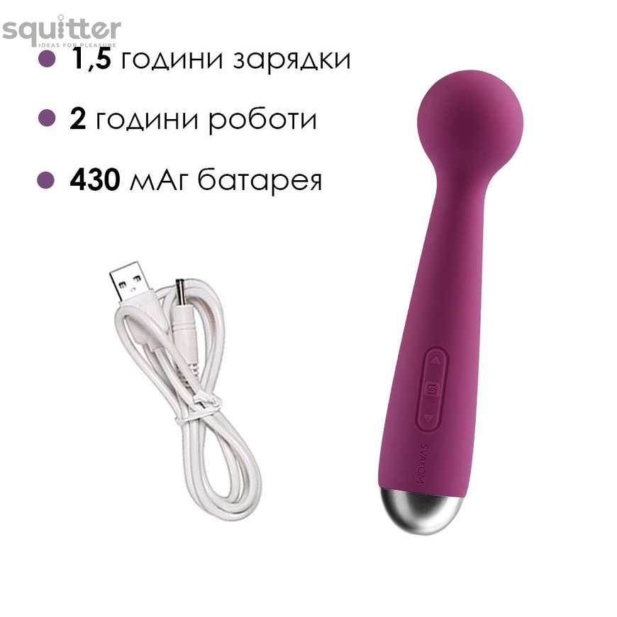 Вібромасажер з інтелектуальним режимом Svakom Mini Emma Violet SO4827 фото