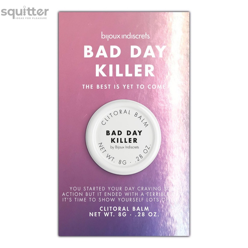 Бальзам для клитора Bijoux Indiscrets Bad Day Killer (Наслаждайся каждым днем), разогревающий SO2917 фото