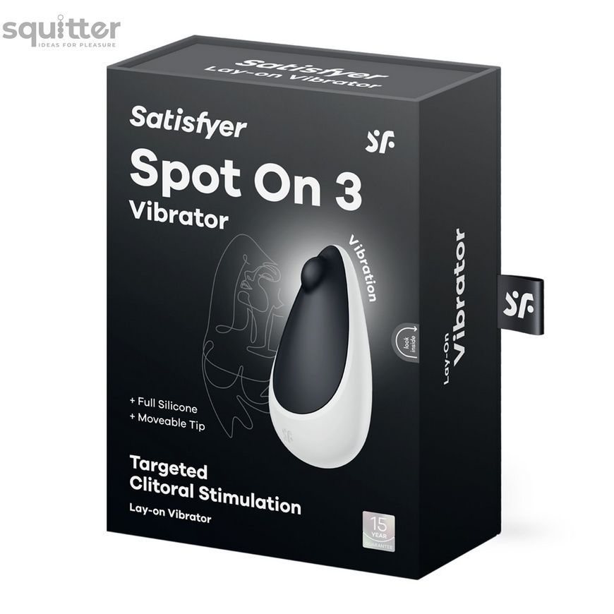 Вібратор Satisfyer Spot On 3 Black, компактний та потужний, 12 режимів SX2178 - онлайн-сексшоп Сквітер