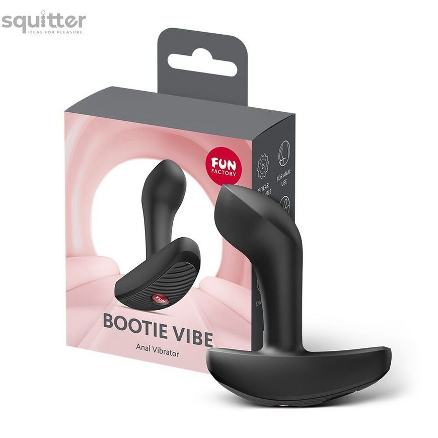 Анальна пробка Fun Factory Bootie Vibe Black SX3714 - онлайн-сексшоп Сквітер