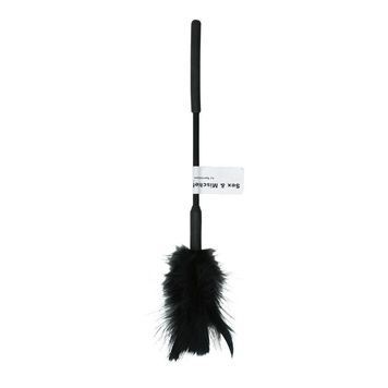 Метелочка-щекоталка Sex And Mischief - Feather Ticklers 7 inch Black, натуральные перья и пух SO2184 - онлайн-сексшоп Сквитер