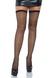 Leg Avenue Bow backseam thigh highs Black O/S SO8600 фото 2