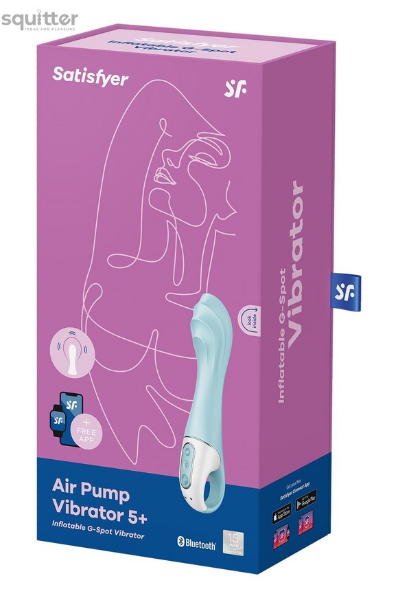 Смарт-вибратор точки G Satisfyer Air Pump Vibrator 5+, надувается SO6719 фото