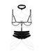 Портупея Obsessive Premisis Black harness S/M/L SX3117,2 - інтернет-магазин інтимних товарів Squitter