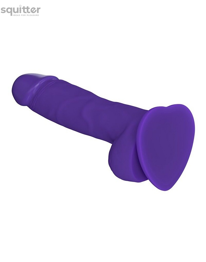 Реалистичный фаллоимитатор Strap-On-Me SOFT REALISTIC DILDO Violet - Size L SO4526 фото