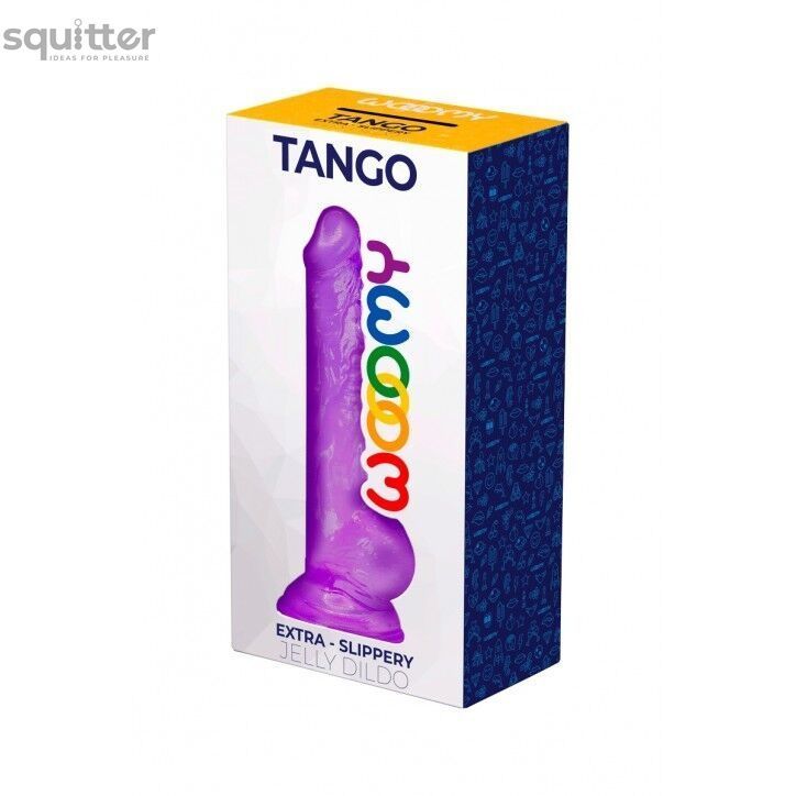 Фаллоимитатор Wooomy Tango, с присоской, длина 18 см, диаметр 3,2 см SO7396 - онлайн-сексшоп Сквитер