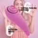 Пульсатор для клітора плюс вібратор FeelzToys - FemmeGasm Tapping & Tickling Vibrator Pink SO4579 фото 4