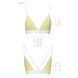 Спортивный топ с двойными бретелями Passion PS007 TOP yellow, size XLSO4278,5 - интернет-магазин интимных товаров Squitter