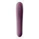 Вакуумний стимулятор з вібрацією Satisfyer Dual Kiss Wine Red SO6115,4 - інтернет-магазин інтимних товарів Squitter