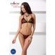 Комплект белья MELISSA BIKINI black S/M - Passion: лиф со шнуровкой и трусики стрингиEL15902,3 - интернет-магазин интимных товаров Squitter