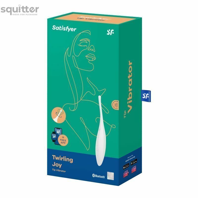 Смарт-вібратор для клітора Satisfyer Twirling Joy White SO7144 - онлайн-сексшоп Сквітер